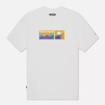 Мужская футболка Peaceful Hooligan Trailwear, цвет белый, размер XXL