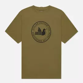 Мужская футболка Peaceful Hooligan Yielding, цвет оливковый, размер XXL