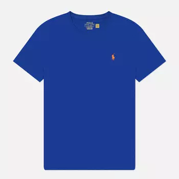 Мужская футболка Polo Ralph Lauren Classic Crew Neck 26/1 Jersey, цвет синий, размер XL