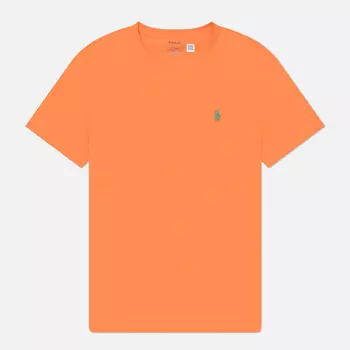 Мужская футболка Polo Ralph Lauren Classic Crew Neck 26/1 Jersey, цвет оранжевый, размер L