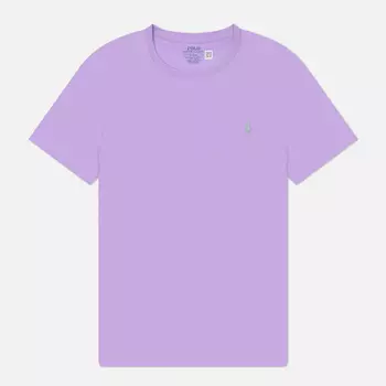 Мужская футболка Polo Ralph Lauren Classic Crew Neck 26/1 Jersey, цвет фиолетовый, размер L