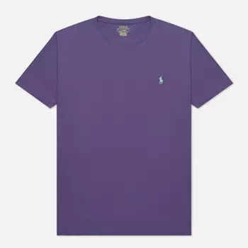 Мужская футболка Polo Ralph Lauren Classic Crew Neck 26/1 Jersey, цвет фиолетовый, размер L