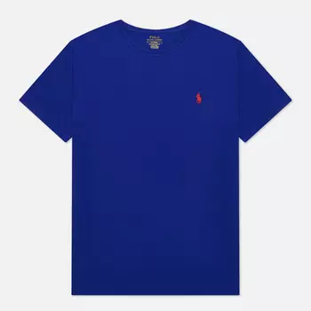 Мужская футболка Polo Ralph Lauren Classic Crew Neck 26/1 Jersey, цвет синий, размер L