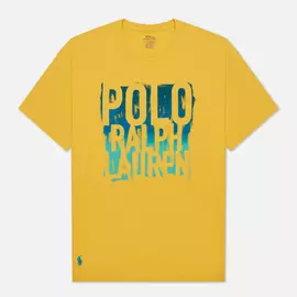 Мужская футболка Polo Ralph Lauren Classic Fit Graphic Logo, цвет жёлтый, размер L