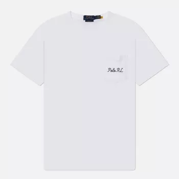Мужская футболка Polo Ralph Lauren Polo Bear Classic Fit, цвет белый, размер L