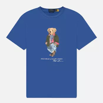 Мужская футболка Polo Ralph Lauren Polo Bear Classic Fit, цвет синий, размер XL