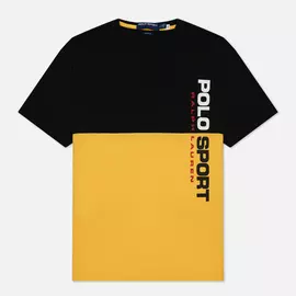 Мужская футболка Polo Ralph Lauren Polo Sport Classic Fit, цвет жёлтый, размер M