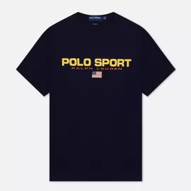 Мужская футболка Polo Ralph Lauren Polo Sport, цвет синий, размер XXXL