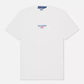 Мужская футболка Polo Ralph Lauren Polo Sport Heavyweight Jersey, цвет белый, размер L