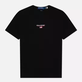 Мужская футболка Polo Ralph Lauren Polo Sport Heavyweight Jersey, цвет чёрный, размер XL