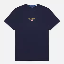 Мужская футболка Polo Ralph Lauren Polo Sport Heavyweight Jersey, цвет синий, размер L