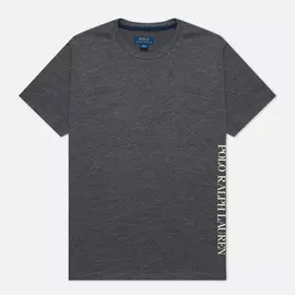 Мужская футболка Polo Ralph Lauren Printed Branding Crew Neck, цвет серый, размер L