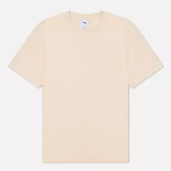 Мужская футболка Puma MMQ, цвет бежевый, размер M