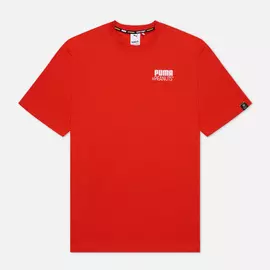 Мужская футболка Puma x Peanuts Archive Logo, цвет красный, размер L