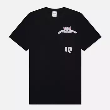 Мужская футболка RIPNDIP Broke The Pocket Pocket, цвет чёрный, размер M