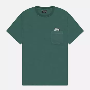 Мужская футболка RIPNDIP Lord Nermal Pocket, цвет зелёный, размер XXL