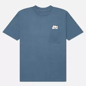 Мужская футболка RIPNDIP Lord Nermal Pocket, цвет синий, размер L