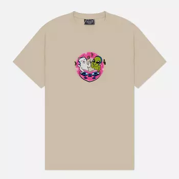 Мужская футболка RIPNDIP Love Is Ripndip, цвет бежевый, размер S