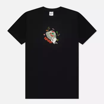 Мужская футболка RIPNDIP Space Santa, цвет чёрный, размер XL