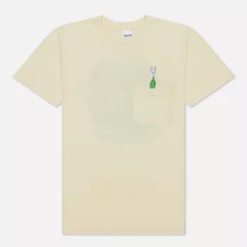 Мужская футболка RIPNDIP Stripndip Pocket, цвет белый, размер M