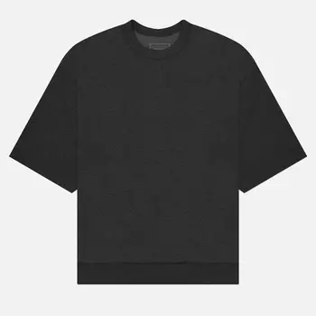 Мужская футболка SOPHNET. Hem Ribbed Basque Ponte, цвет серый, размер M