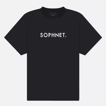 Мужская футболка SOPHNET. SOPHNET. Logo Wide, цвет чёрный, размер S