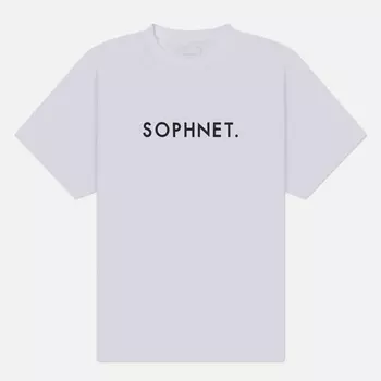 Мужская футболка SOPHNET. SOPHNET. Logo Wide, цвет белый, размер S