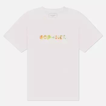 Мужская футболка SOPHNET. x Simon Taylor Flower, цвет белый, размер M