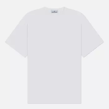 Мужская футболка Stone Island Fissato Treatment, цвет белый, размер L