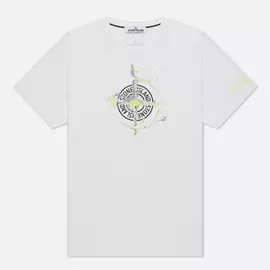 Мужская футболка Stone Island Marble One, цвет белый, размер L