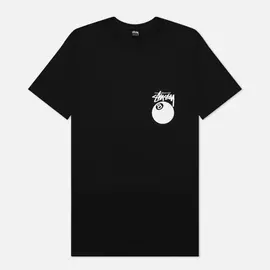 Мужская футболка Stussy 8 Ball Graphic Art, цвет чёрный, размер L