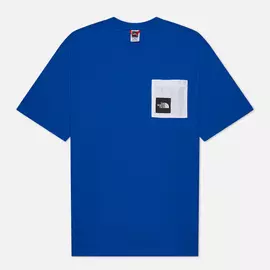 Мужская футболка The North Face Black Box Search And Rescue Pocket, цвет синий, размер XL