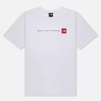 Мужская футболка The North Face Never Stop Exploring Crew Neck, цвет белый, размер XXL