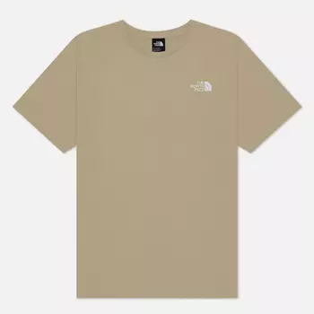 Мужская футболка The North Face Redbox Crew Neck, цвет бежевый, размер XXL