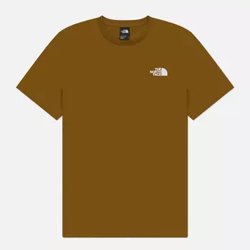 Мужская футболка The North Face Redbox Crew Neck, цвет зелёный, размер XL