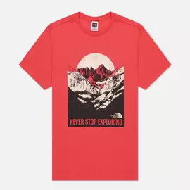 Мужская футболка The North Face SS Natural Wonders, цвет красный, размер M