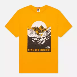 Мужская футболка The North Face SS Natural Wonders, цвет оранжевый, размер L