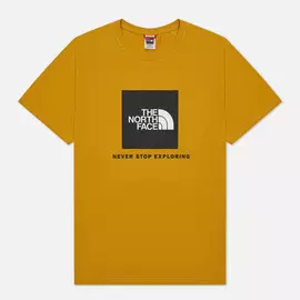 Мужская футболка The North Face SS Rag Red Box, цвет жёлтый, размер S