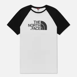 Мужская футболка The North Face SS Raglan Easy, цвет белый, размер XS