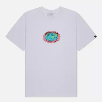 Мужская футболка thisisneverthat Globe, цвет белый, размер M