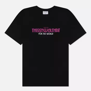 Мужская футболка thisisneverthat Swallow, цвет чёрный, размер XL