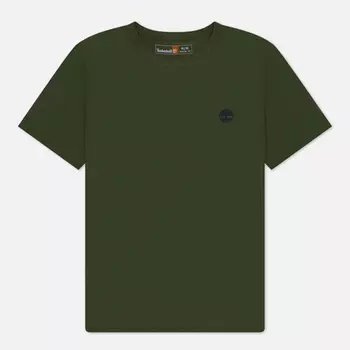 Мужская футболка Timberland Dunstan River Slim Fit, цвет зелёный, размер S