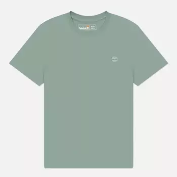 Мужская футболка Timberland Dunstan River Slim Fit, цвет зелёный, размер M