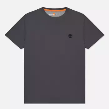 Мужская футболка Timberland Dunstan River Slim Fit, цвет серый, размер S