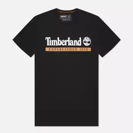 Мужская футболка Timberland Established 1973, цвет чёрный, размер L