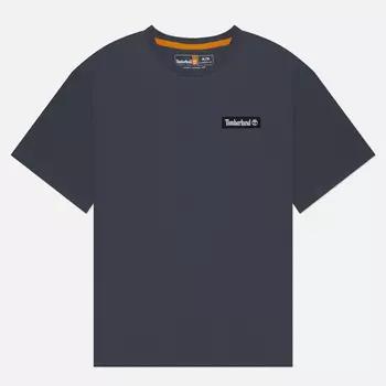 Мужская футболка Timberland Heavyweight Woven Badge, цвет серый, размер S