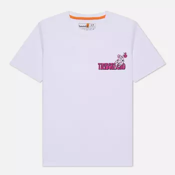 Мужская футболка Timberland High Up In The Mountain, цвет белый, размер L