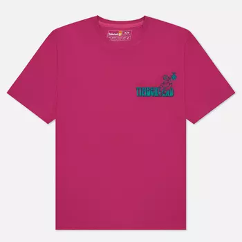 Мужская футболка Timberland High Up In The Mountain, цвет фиолетовый, размер L