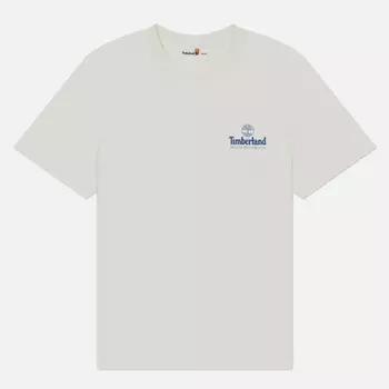 Мужская футболка Timberland Illustrated Tree Logo Back Graphic, цвет белый, размер M