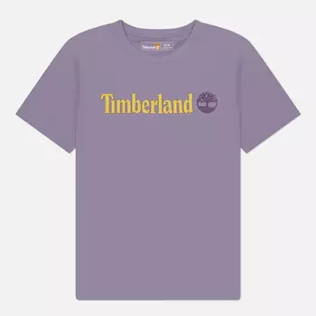 Мужская футболка Timberland Kennebec River Linear Logo, цвет фиолетовый, размер XXL